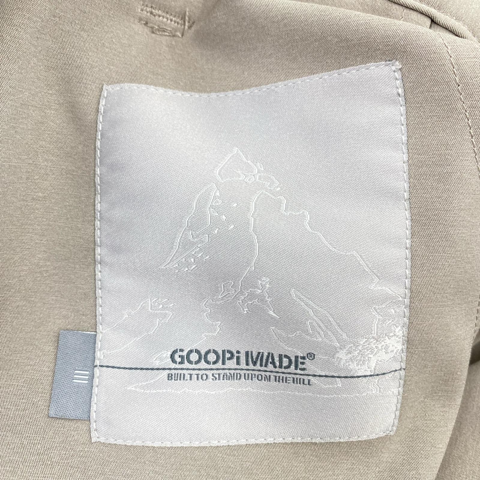 パンツ GOOPi MADE ドローストリング3Dカーゴパンツ グレー (3) グレー