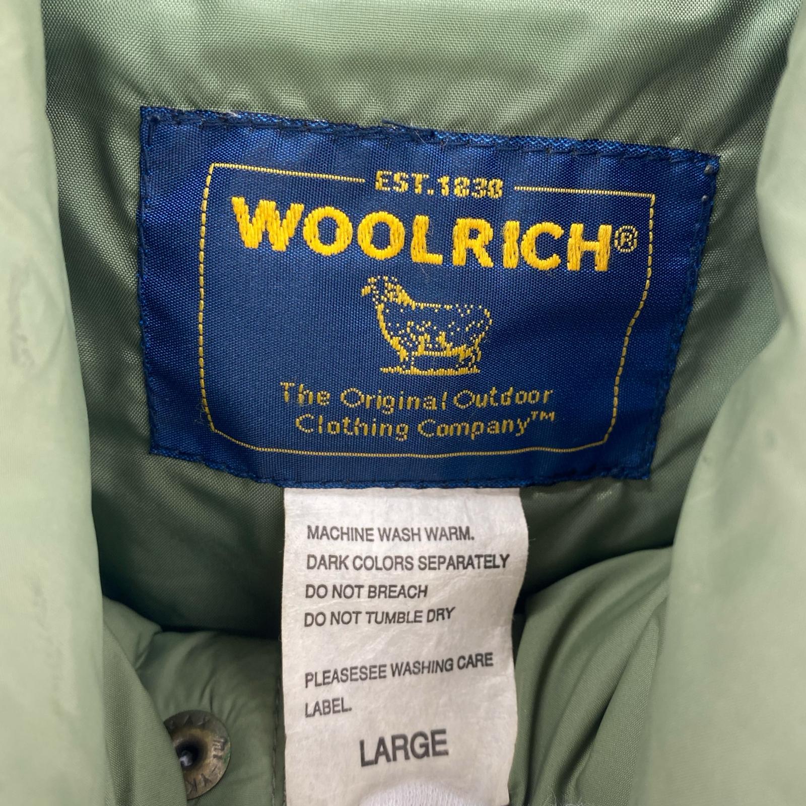 その他アウター WOOLRICH キルティングJKT ※状態 L カーキ