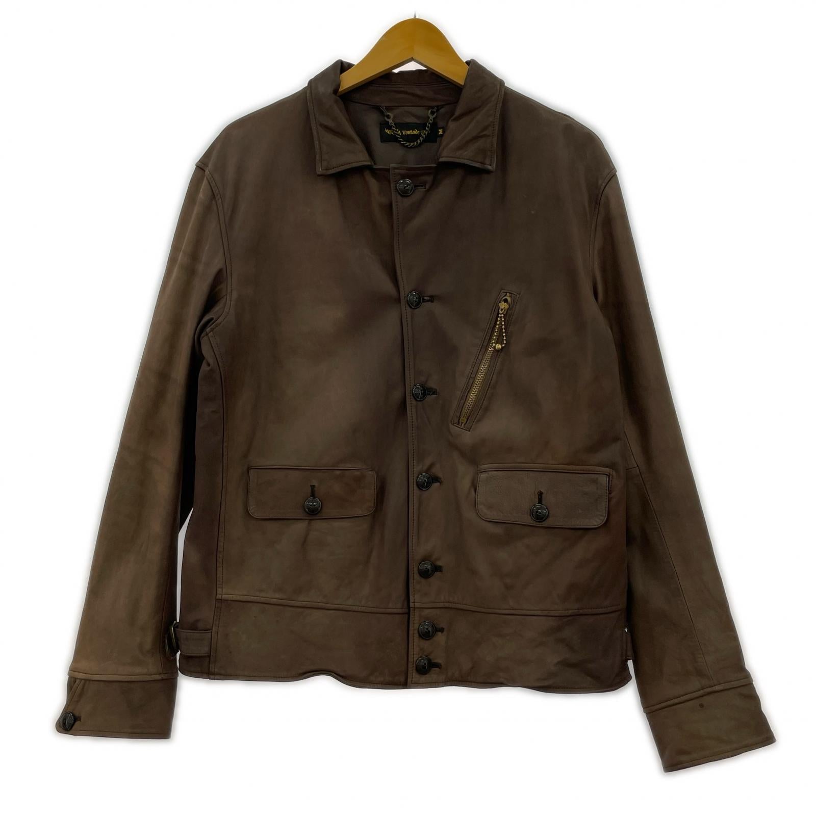 ジャケット レザージャケット M ブラウン