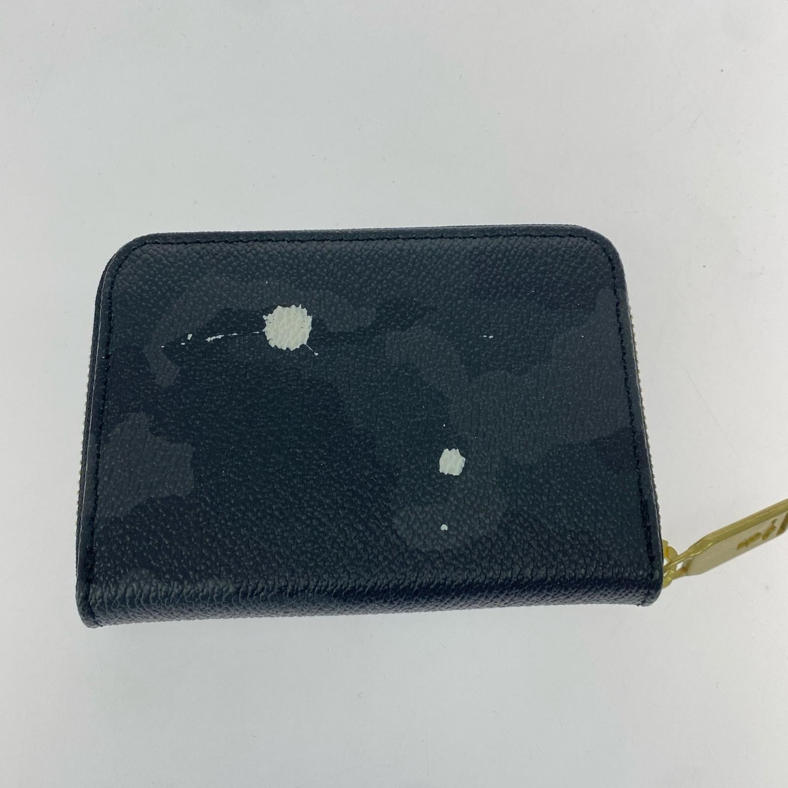 コンパクトウォレット GENTIL BANDIT ラウンドジップミニウォレット ブラック