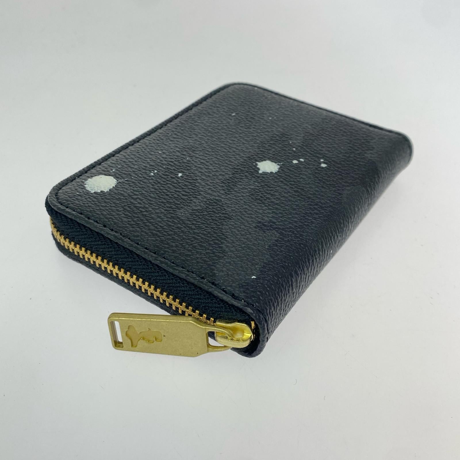 コンパクトウォレット GENTIL BANDIT ラウンドジップミニウォレット ブラック