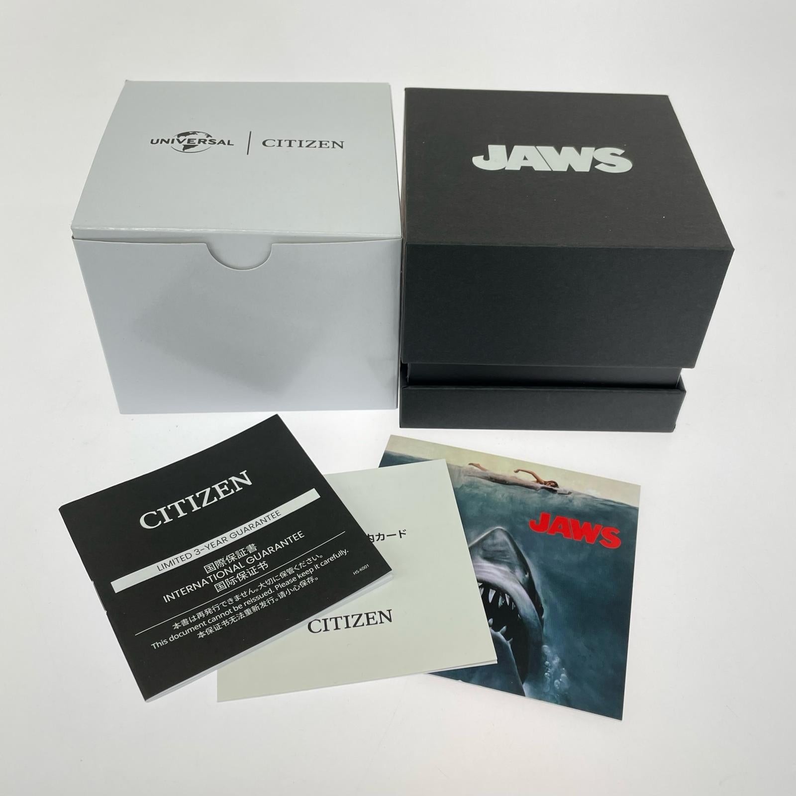 腕時計 CITIZEN JAWS ブラック