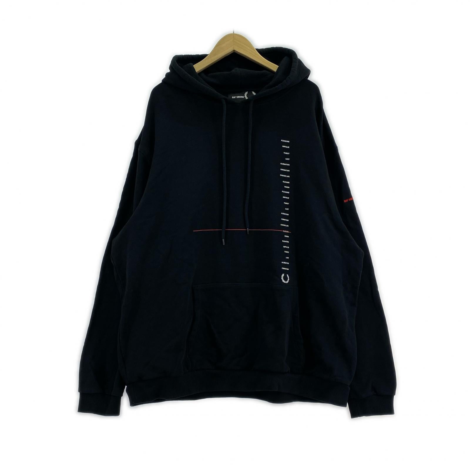 パーカー ×FRED PERRY /黒/XL ブラック