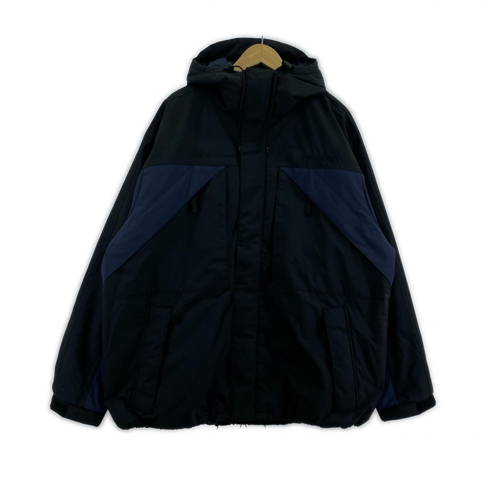 ダウンジャケット adidas×everyone 25AW Optimal PrimaLoft Jacket 2XL 黒×紺