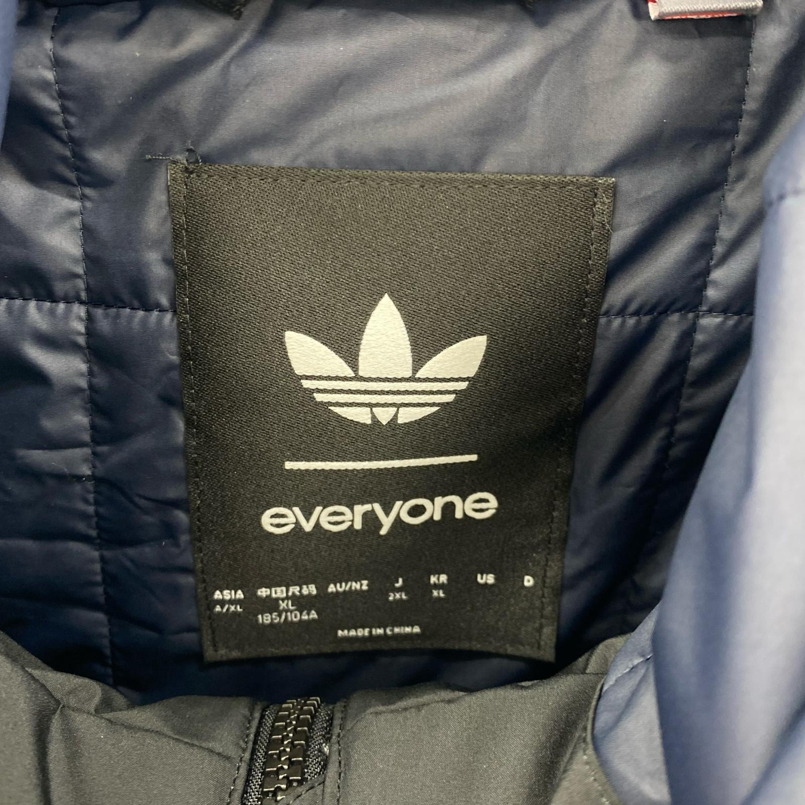 ダウンジャケット adidas×everyone 25AW Optimal PrimaLoft Jacket 2XL 黒×紺