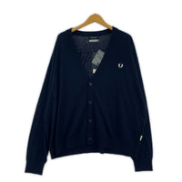 カーディガン FRED PERRY×SSZ HOMME 25AW Ensemble Cardigan Navy XL ネイビー