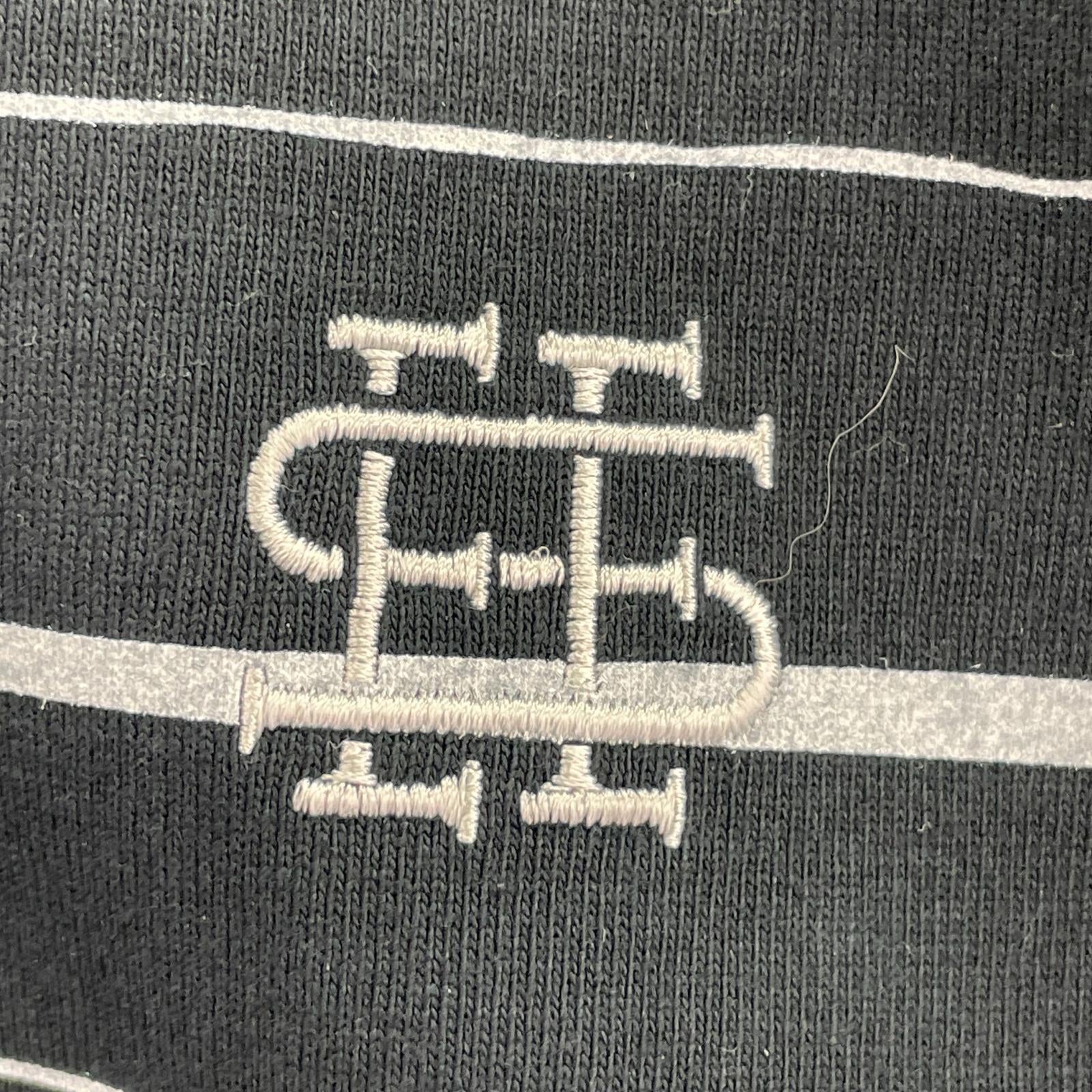 半袖Tシャツ SEE SEE 25SS SUPERBIGROUND BOARDER MIX XXL 白×黒