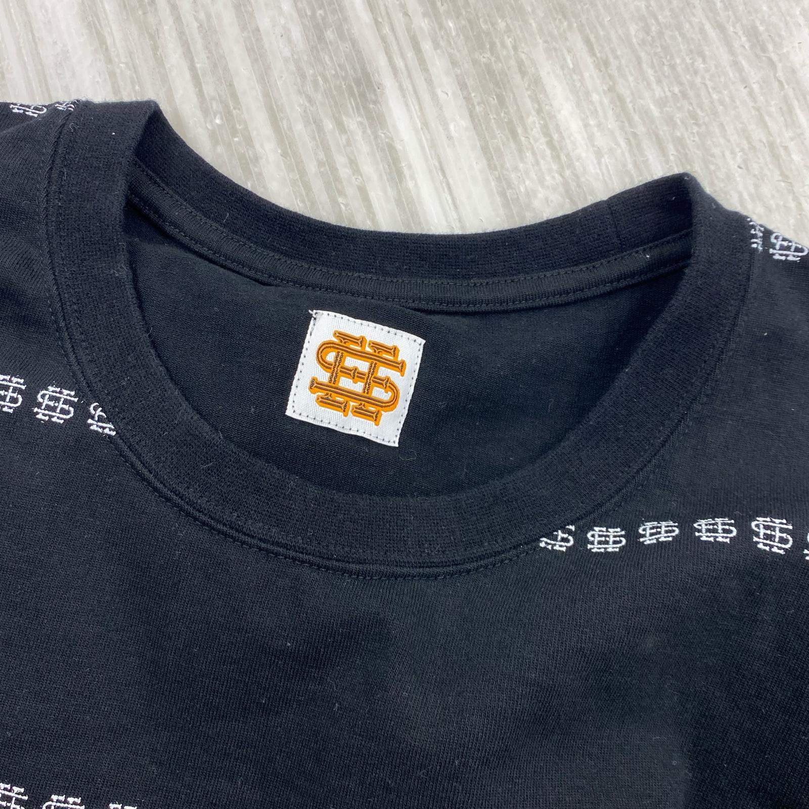 半袖Tシャツ SEE SEE SUPER BIG S LOGO BO DS XXL 黒 ブラック