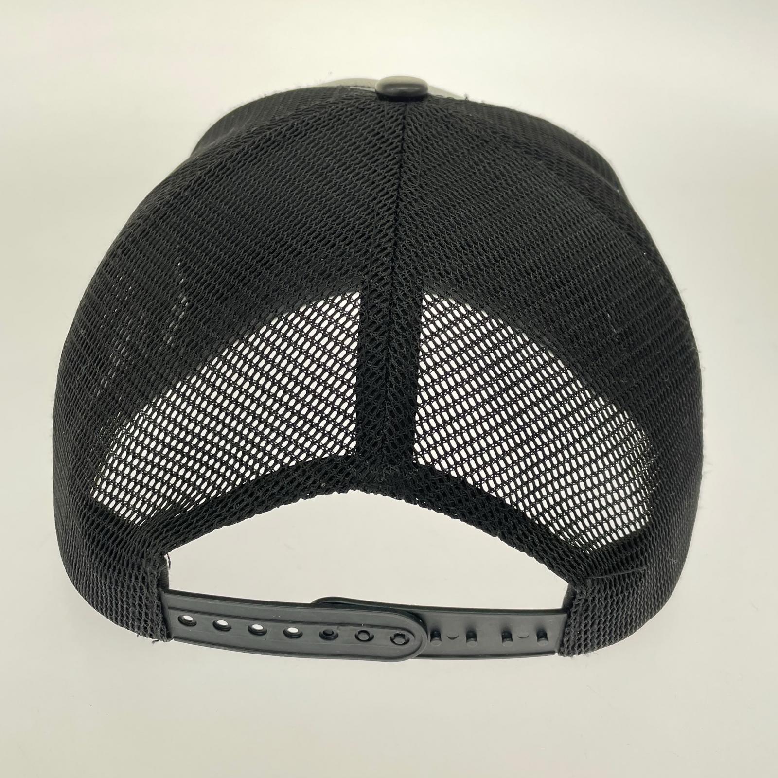 キャップ Goth Leather Trucker Cap ブラック