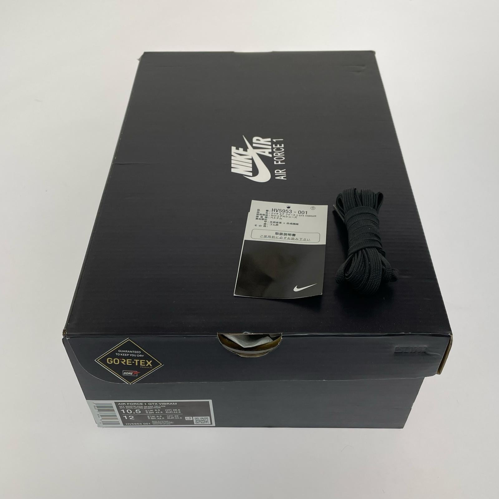 スニーカー Air Force 1 Low GORE-TEX Vibram 28.5cm (US10 1/2 UK10 EU47) ブラック