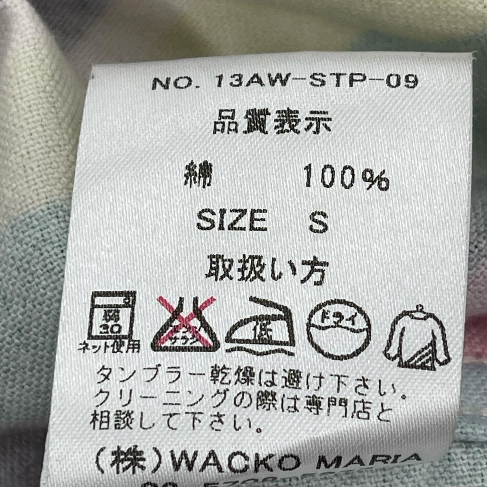 長袖シャツ WACKO MARIA L/Sストライプシャツ S マルチカラー S マルチカラー