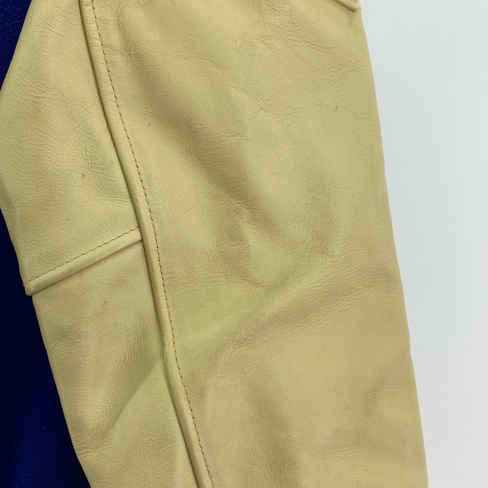 ジャケット ×GOLDEN BEAR スタジャン 青 (M) M ブルー
