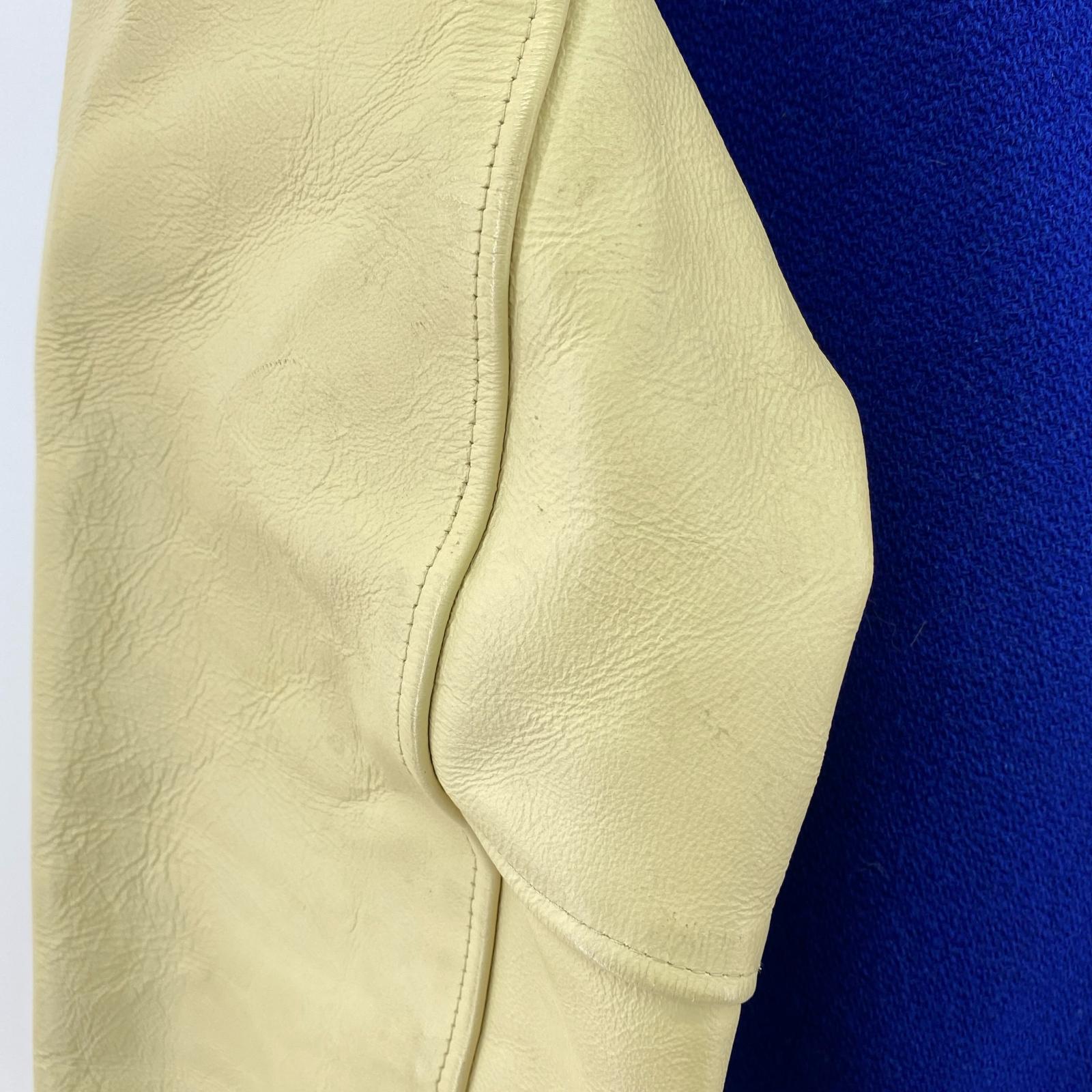 ジャケット ×GOLDEN BEAR スタジャン 青 (M) M ブルー