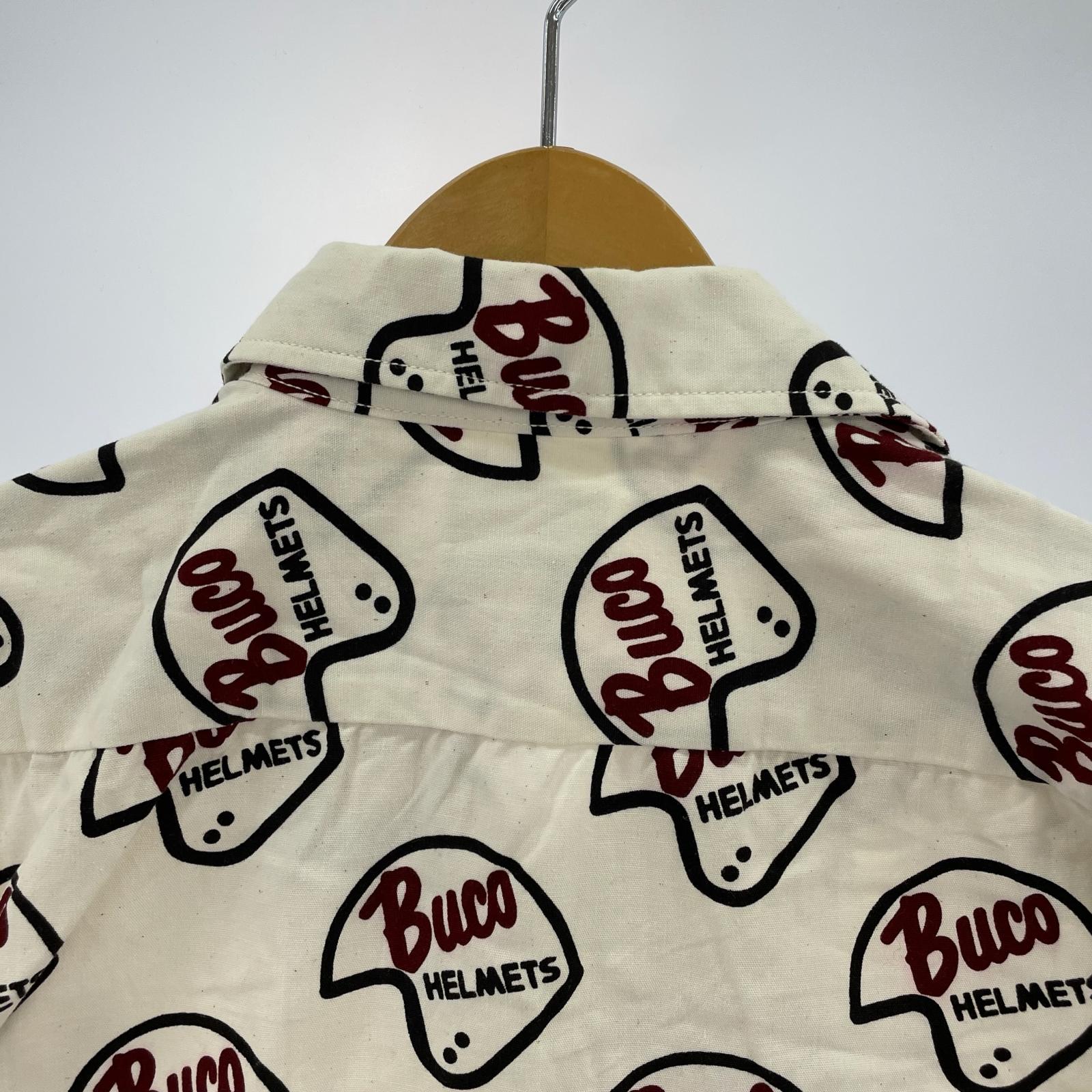 半袖シャツ 総柄シャツ (S) S ホワイト