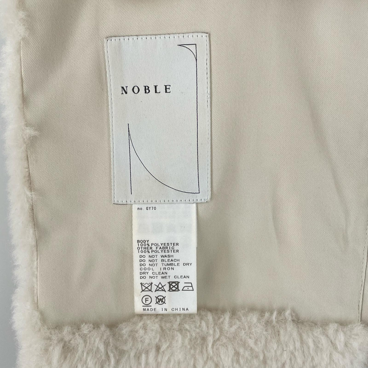 その他アクセサリー NOBLE スノーボア ネックウォーマー 白系
