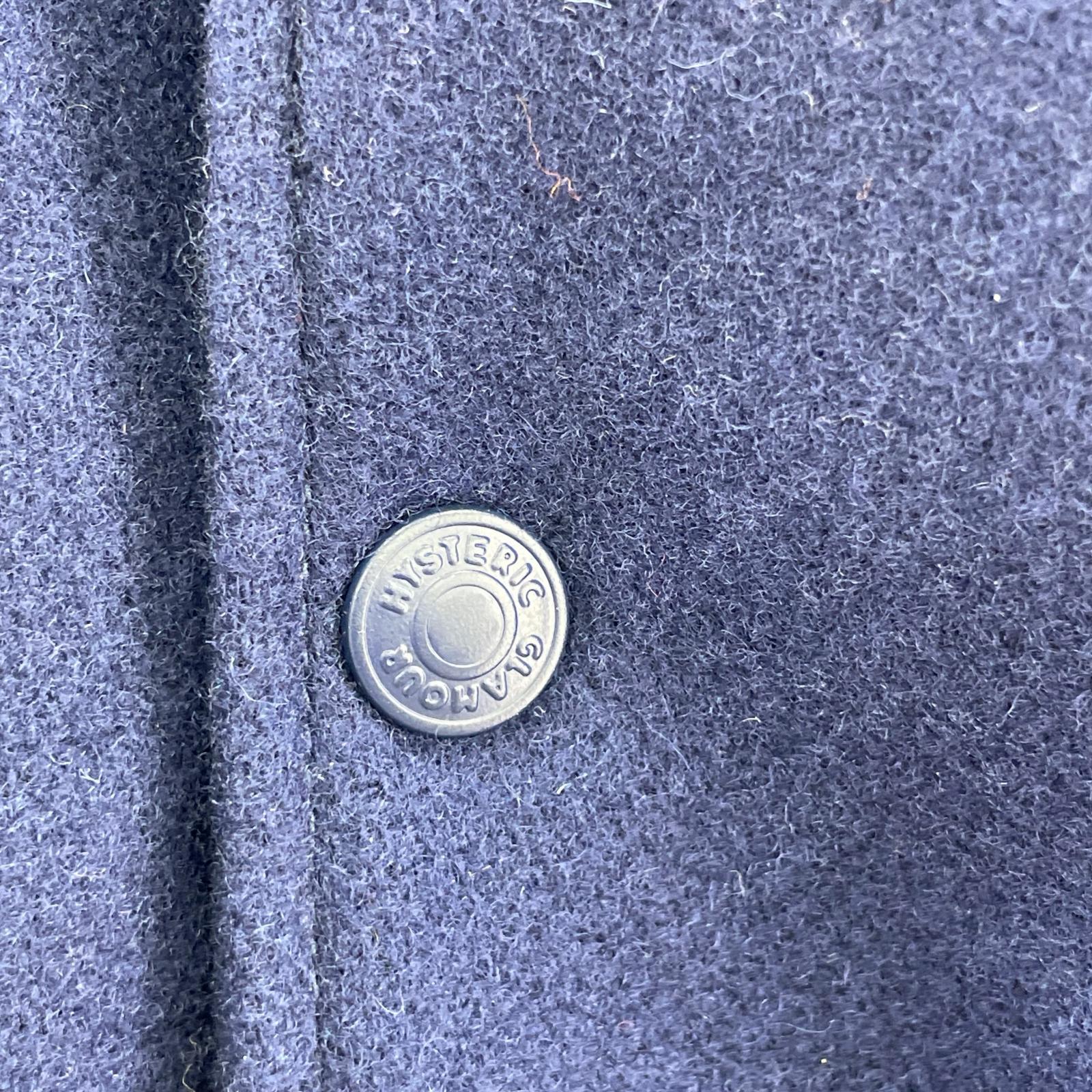 ジャケット BLOODY HYSTERIC ワッペン スタジャン M M ブルー