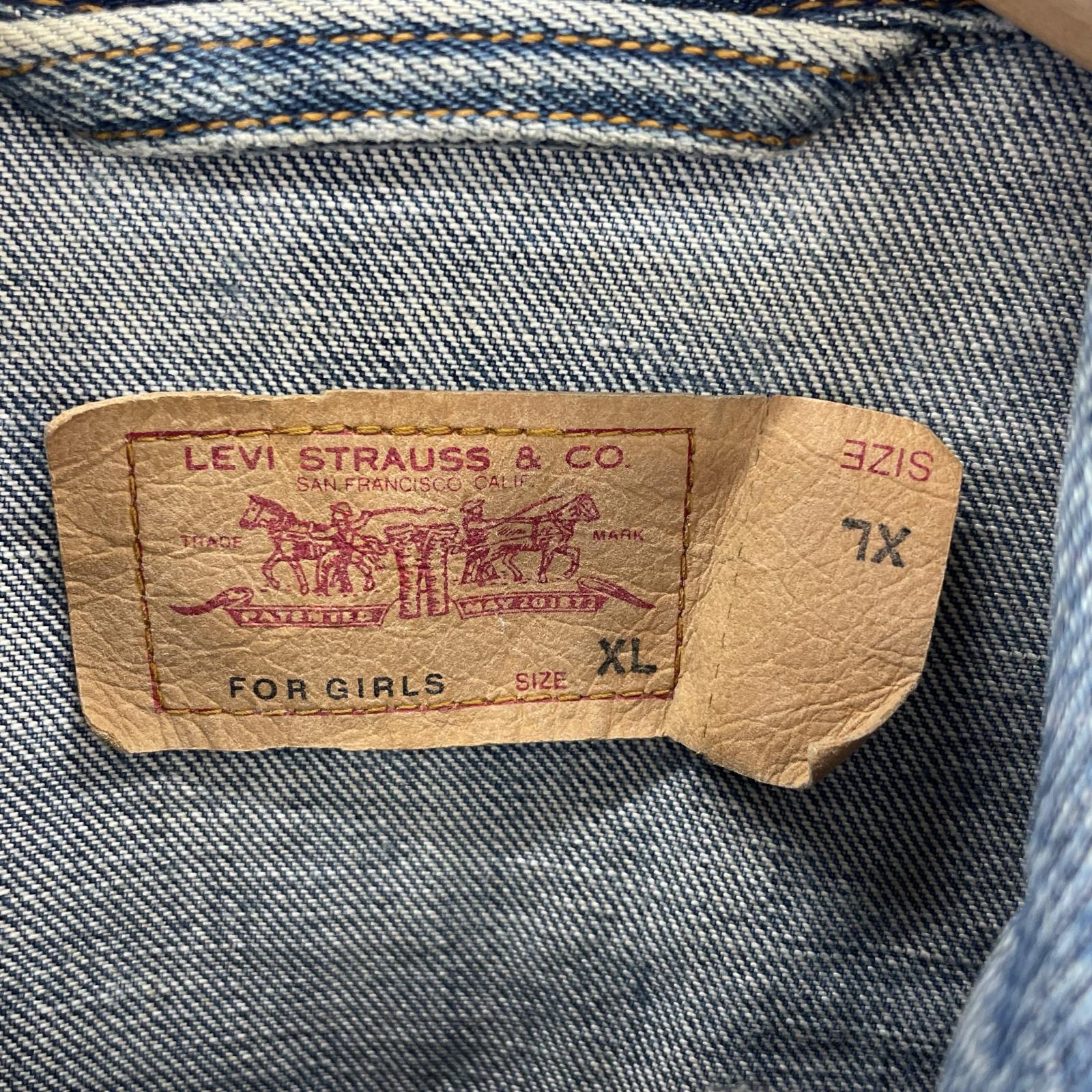 デニムジャケット FOR GIRLS トラッカージャケット ブルー