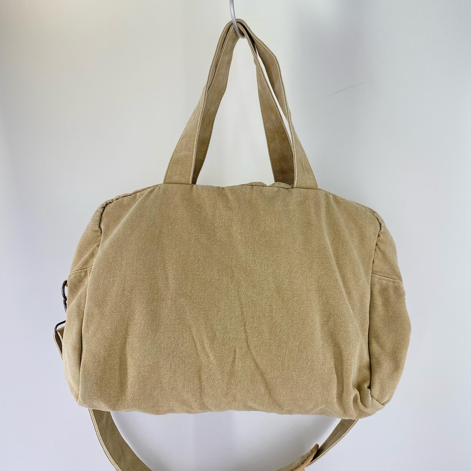 トートバッグ HAZY LOGO 2WAY BIG TOTE BAG ベージュ ベージュ