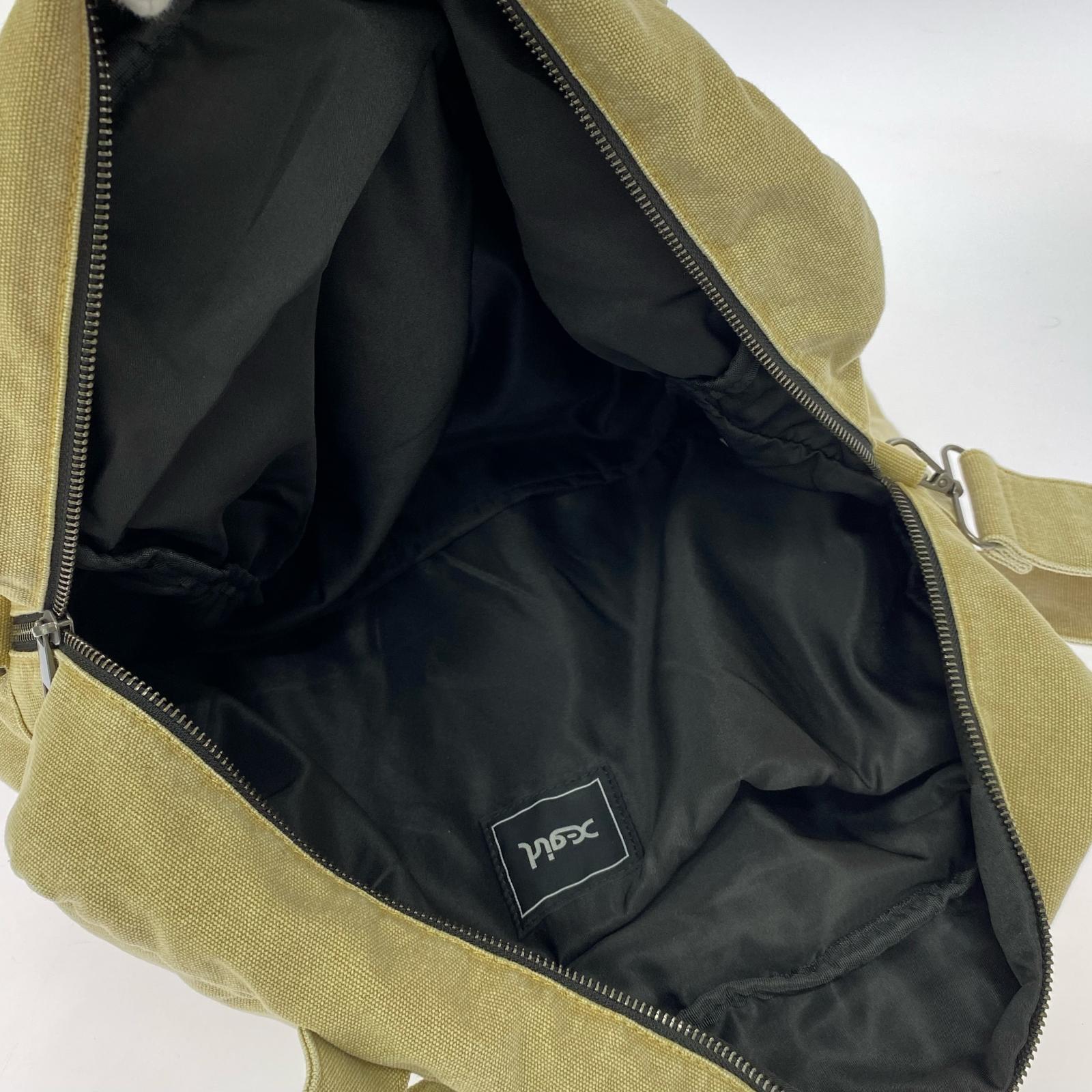 トートバッグ HAZY LOGO 2WAY BIG TOTE BAG ベージュ ベージュ
