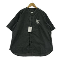 半袖シャツ 24SS ピンストライプベースボールシャツ (1) 1 グレー