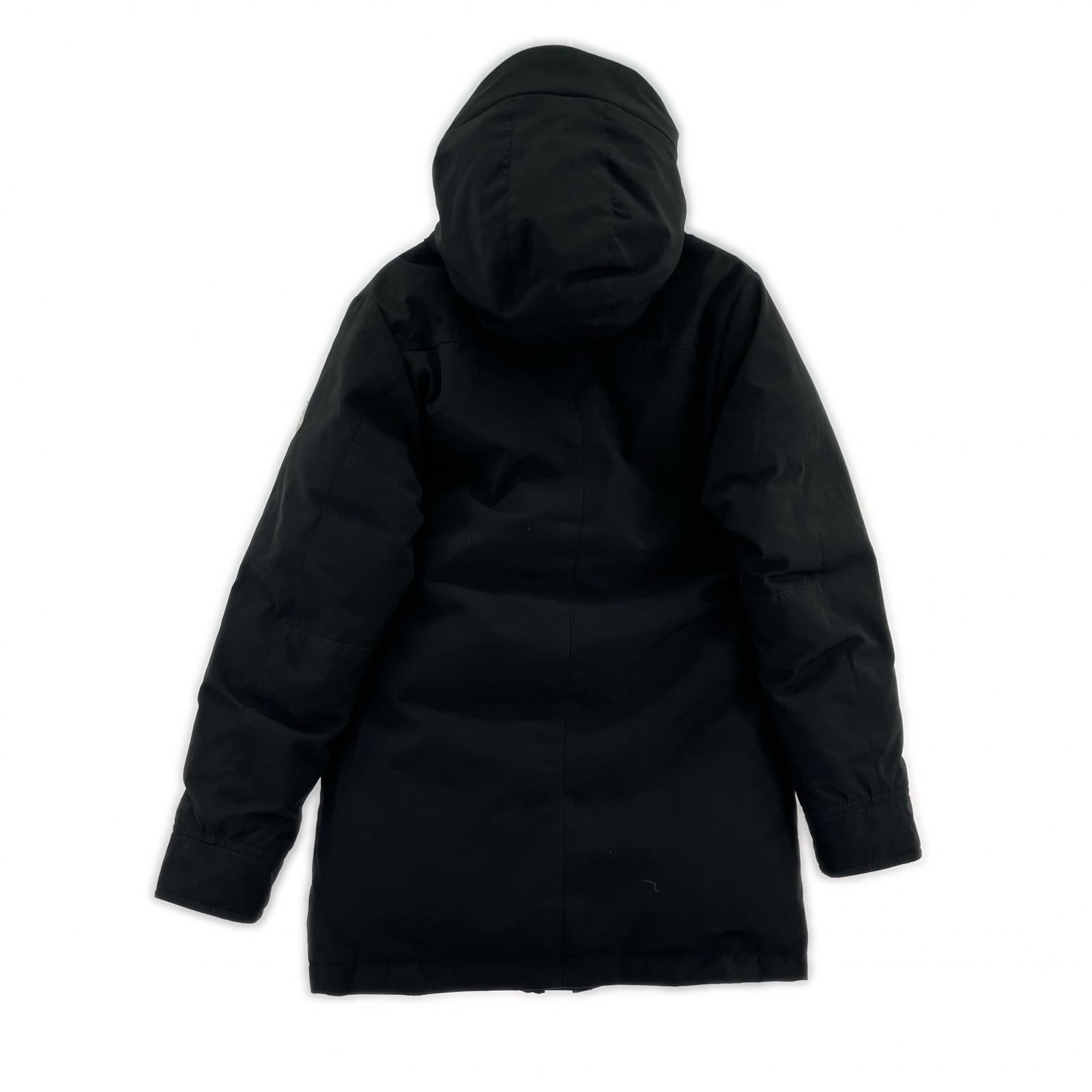 ダウンジャケット ファー欠品 S ブラック