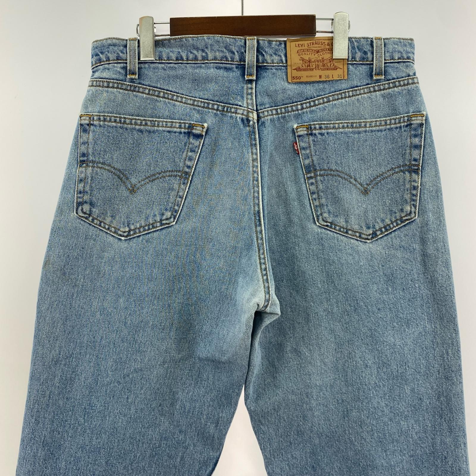 デニムパンツ Levi's デニムパンツ 505 ボタン裏513 (W36) 36 ブルー