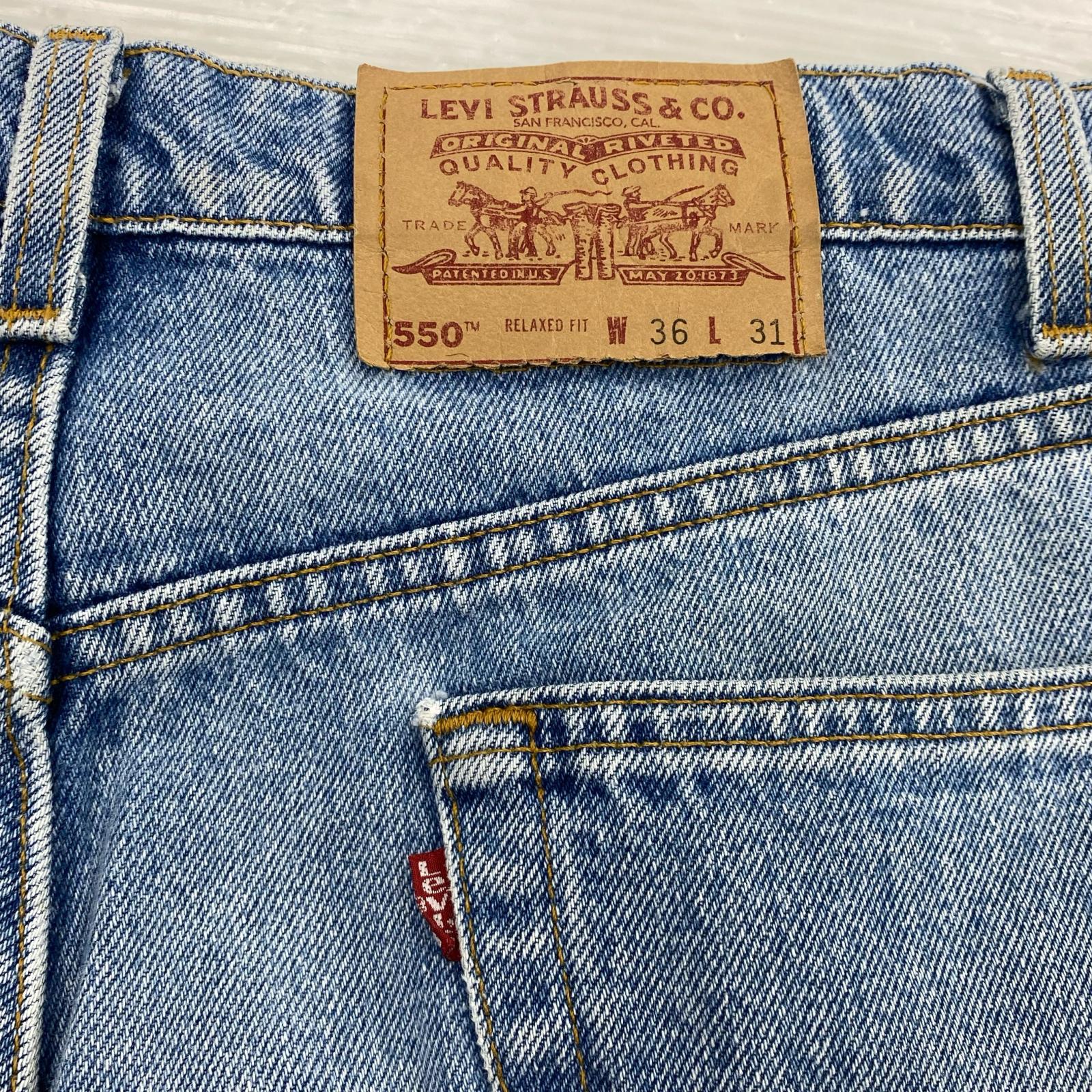 デニムパンツ Levi's デニムパンツ 505 ボタン裏513 (W36) 36 ブルー