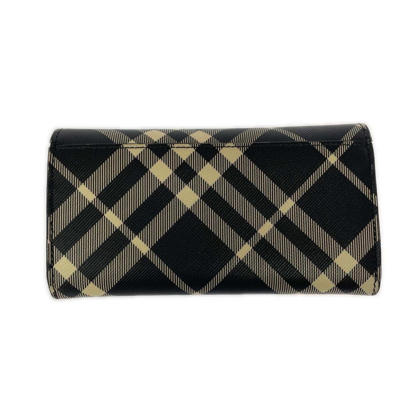 長財布 BURBERRY PRORSUM コンチネンタル ブラックチェック 長財布