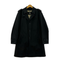 ジャケット BURBERRY BLACK LABEL トレンチコート BMA14-303-09 黒 (L) L ブラック