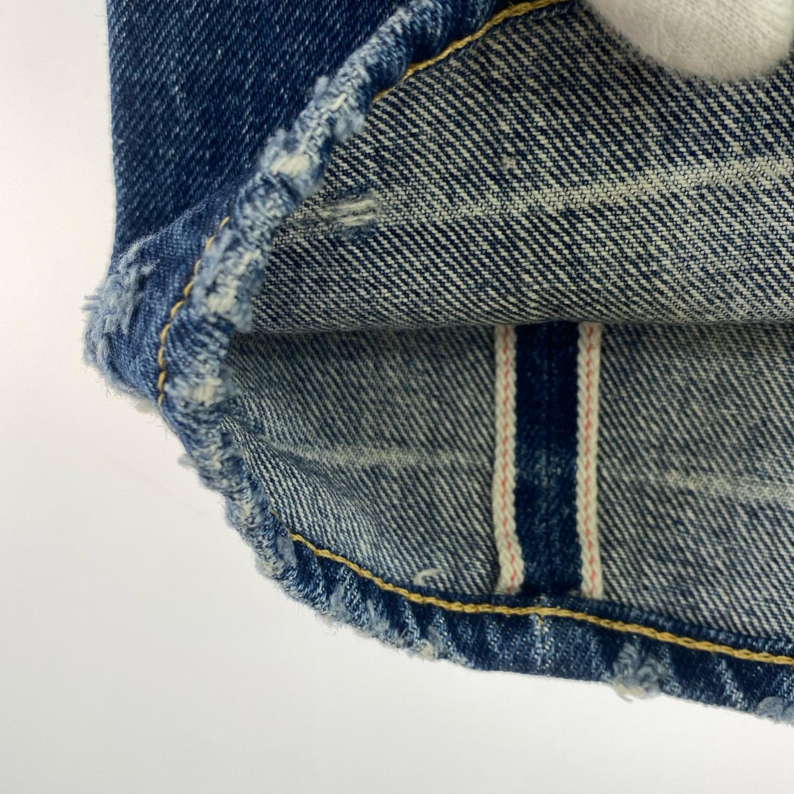 デニムパンツ 5years Aging Straight Fit Denim Pants 36 ブルー