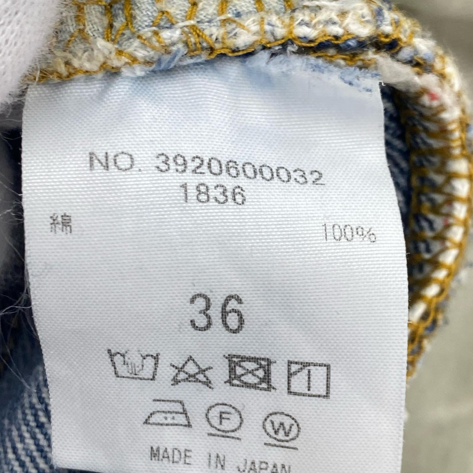 デニムパンツ 5years Aging Straight Fit Denim Pants 36 ブルー