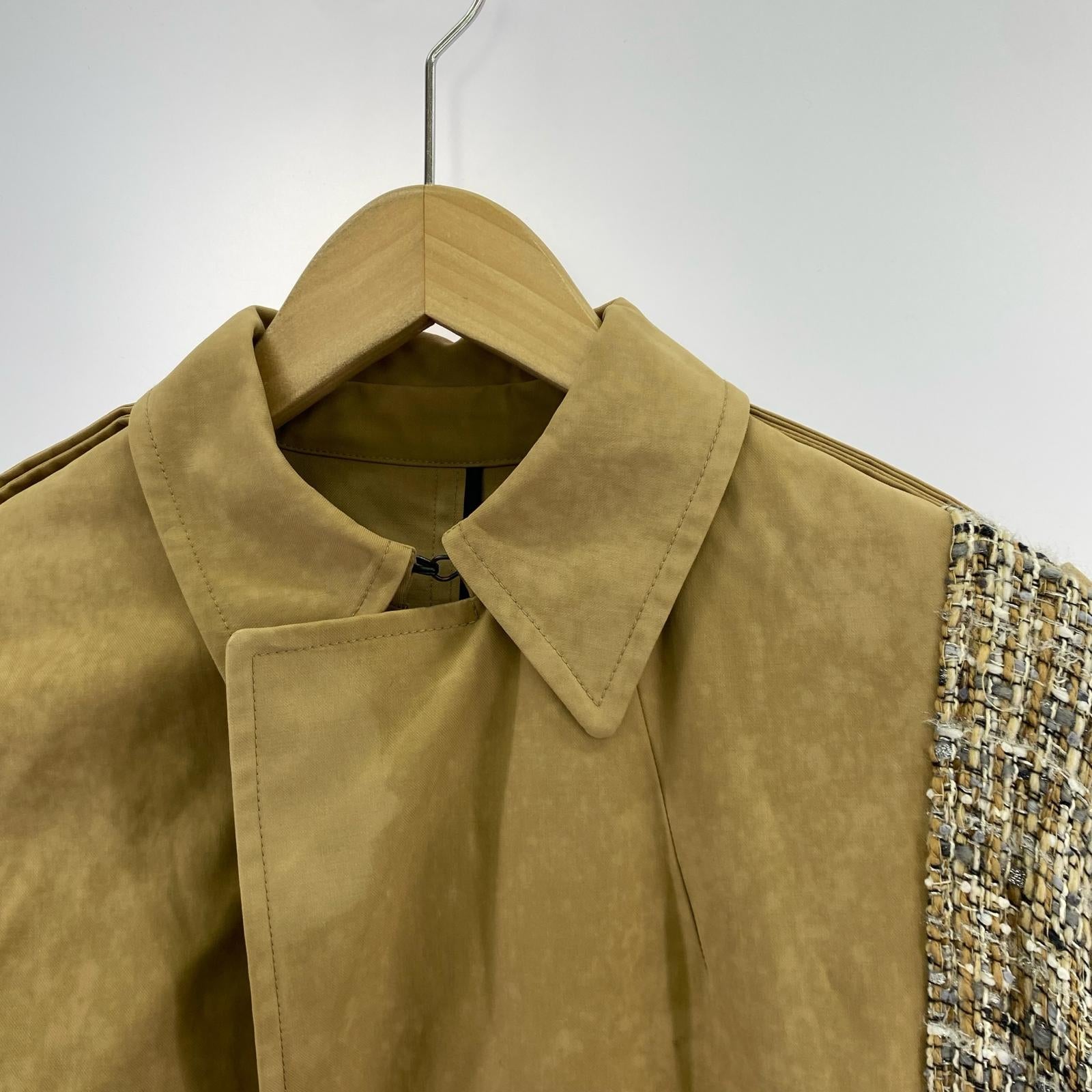 その他アウター MSGM ツイード トレンチコート