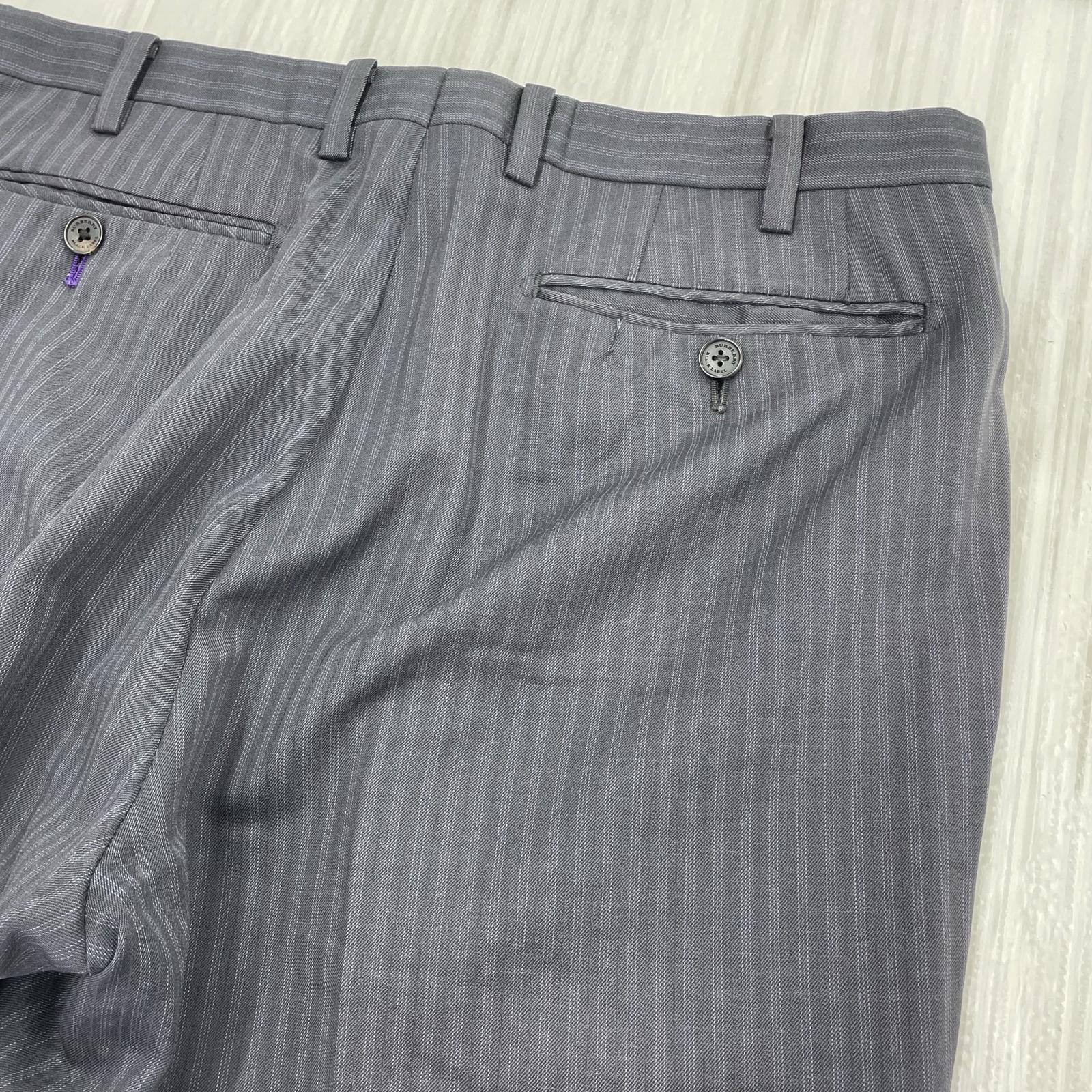 パンツ ストライプ柄 スラックス W34