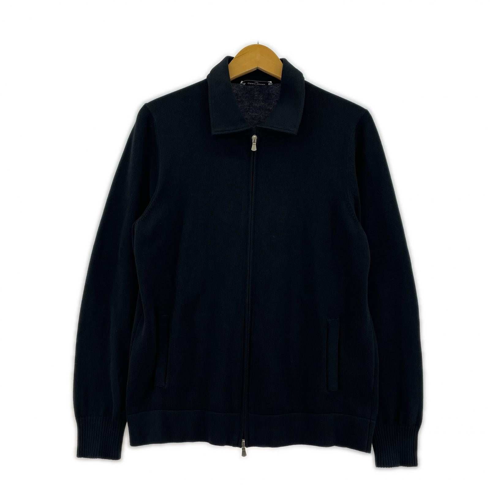 ニット GRAN SASSO バージンウールジップニット