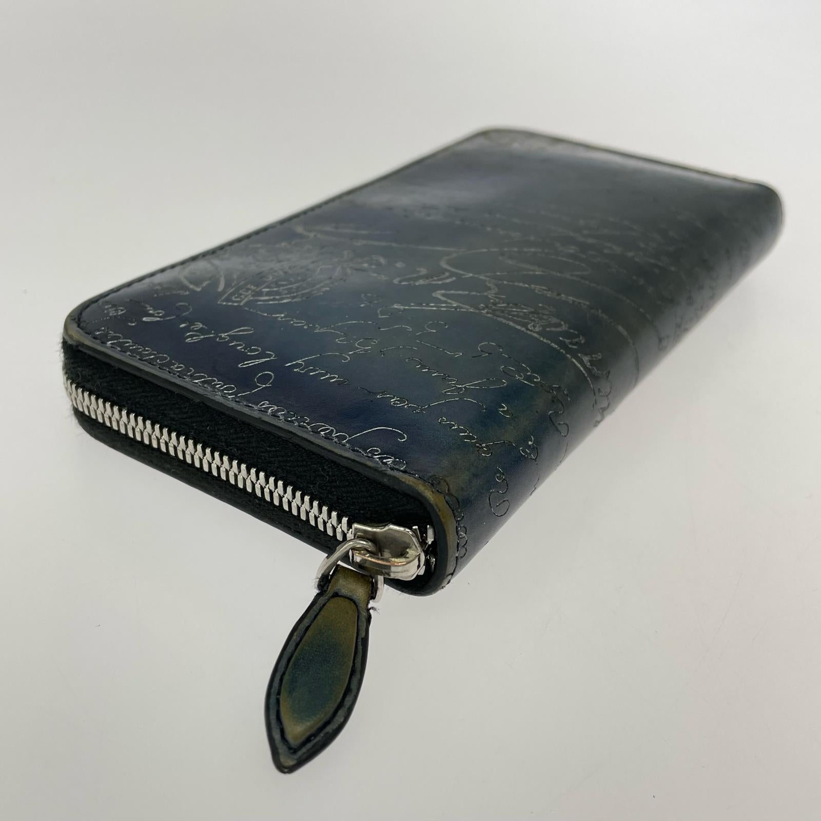 長財布 BERLUTI イタウバネオスリットレザー BLU ブルー