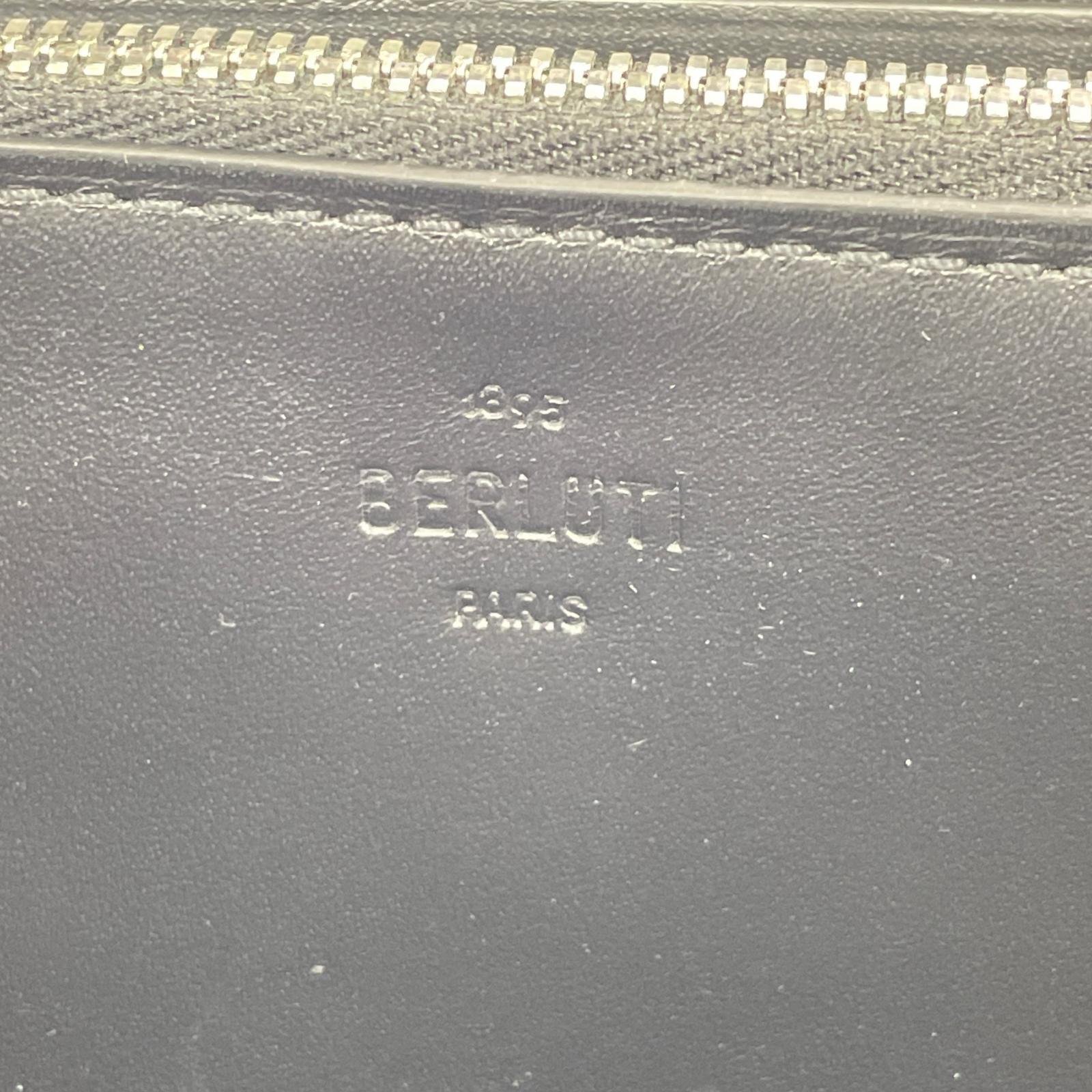 長財布 BERLUTI イタウバネオスリットレザー BLU ブルー