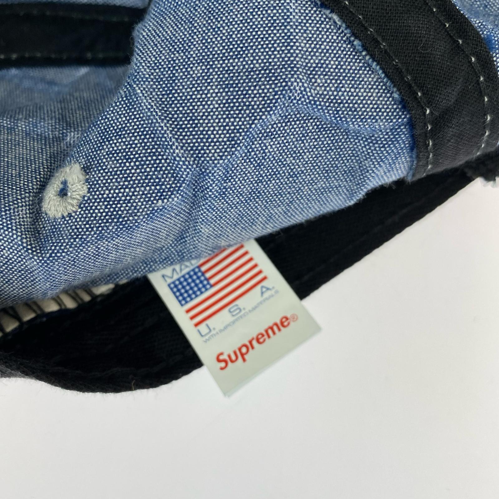 キャップ Frayed Croc Denim Camp Cap ブルー