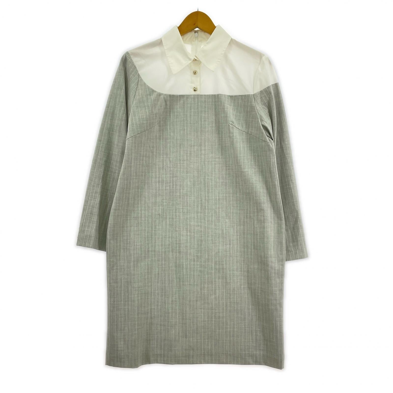ワンピース シャツワンピ/GRY 36 グレー