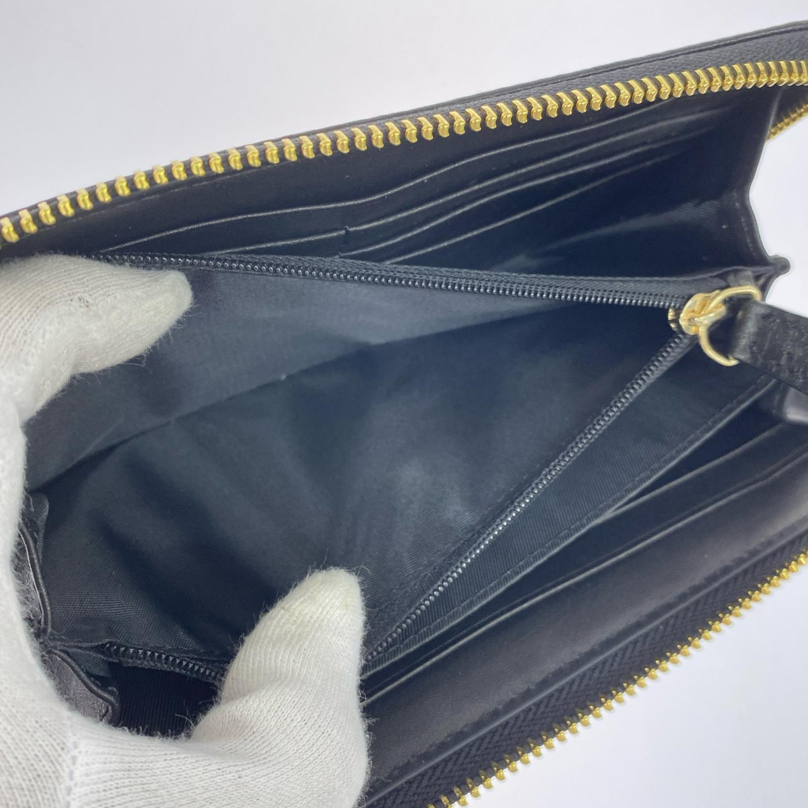 長財布 黒 箱有 ブラック
