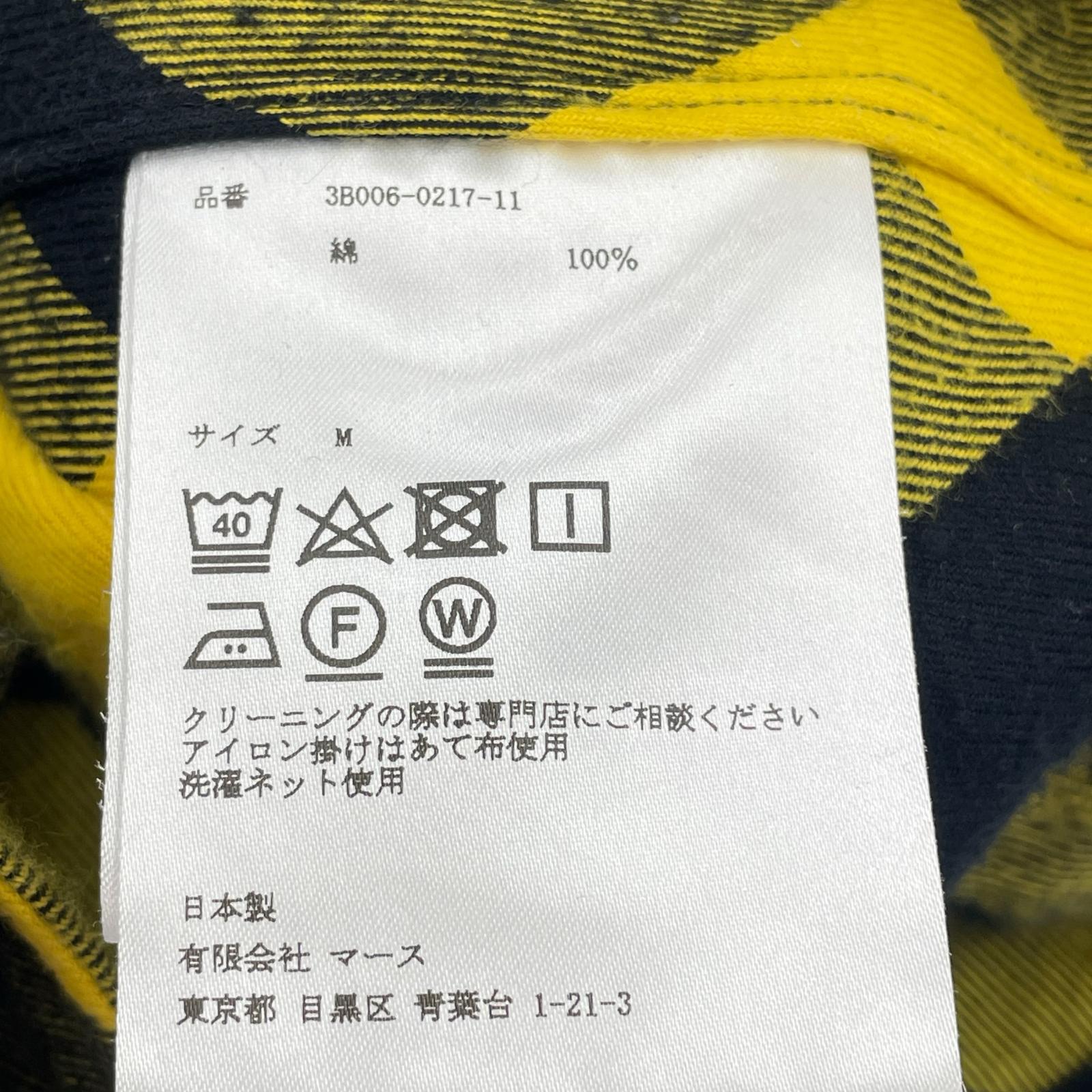 長袖シャツ JOHNLAWREN CESULLIVAN 黄 チェック(M) M イエロー