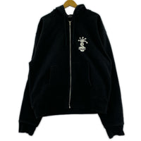 パーカー STUSSY CROWN ZIP HOODIE BLK ブラック