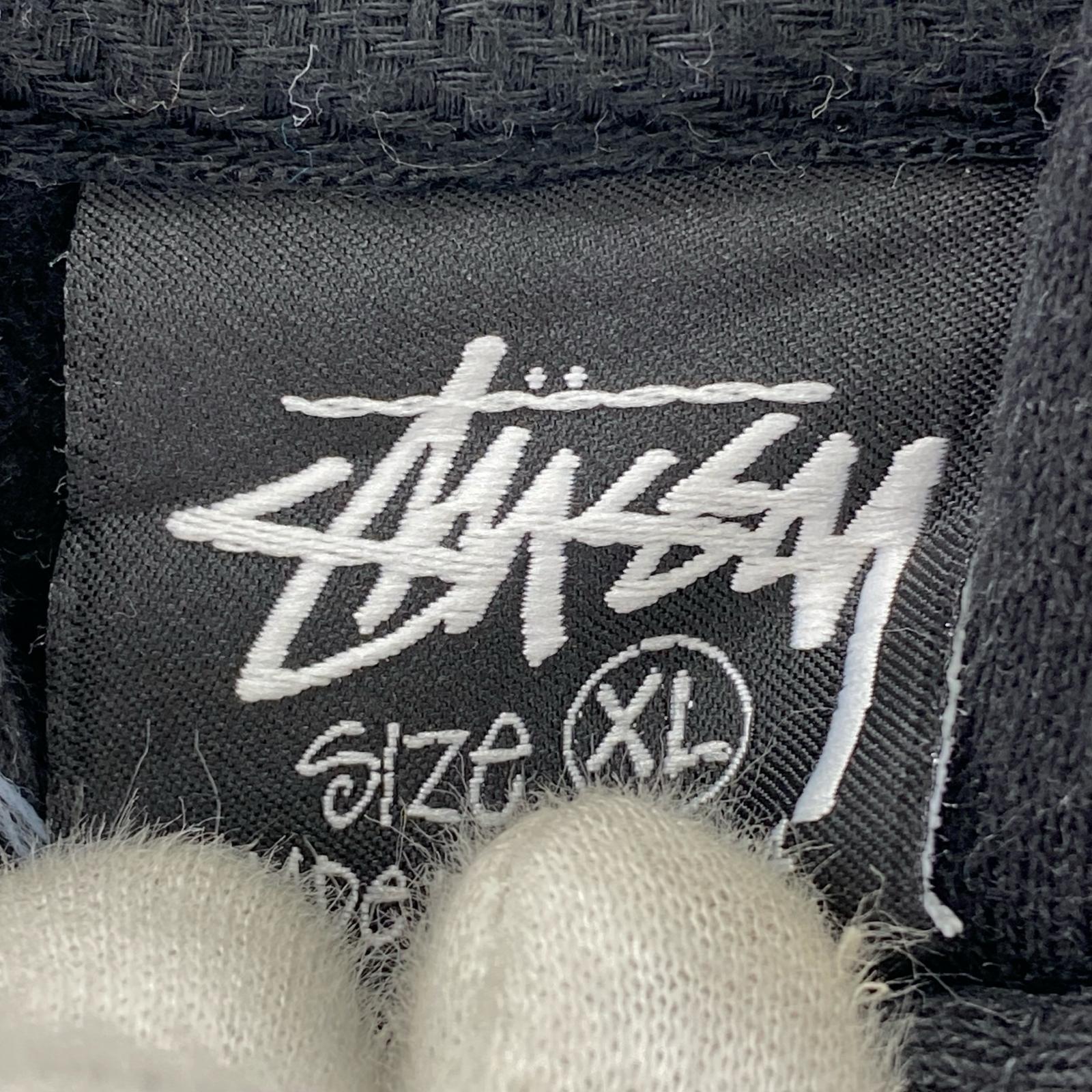 パーカー STUSSY CROWN ZIP HOODIE BLK ブラック