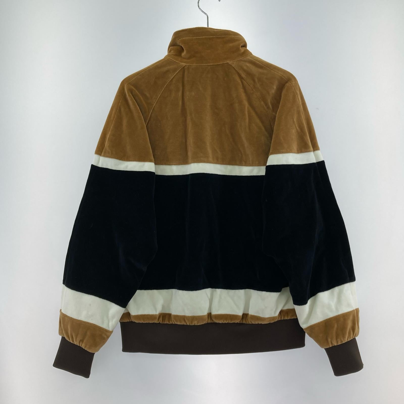 ジャケット ラバーロゴワッペン ベロア トラック ジャケット (XS)