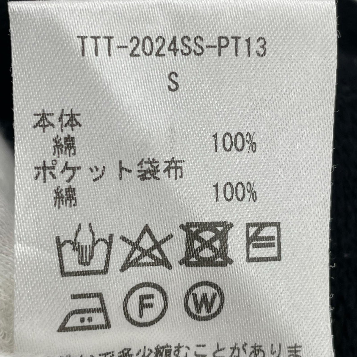 パンツ スウェットワイドパンツ S ブラック