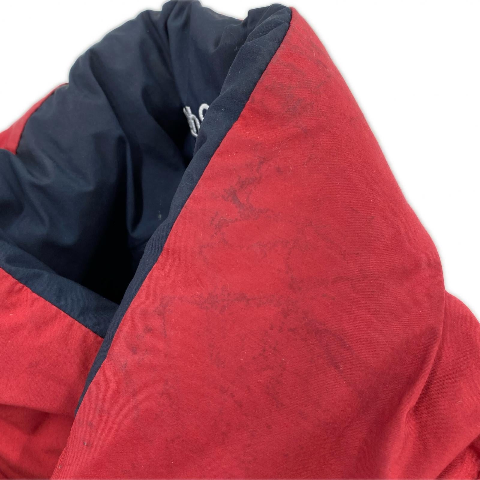 ダウンジャケット REVERSIBLE BLOUSON ネイビー/レッド (L)