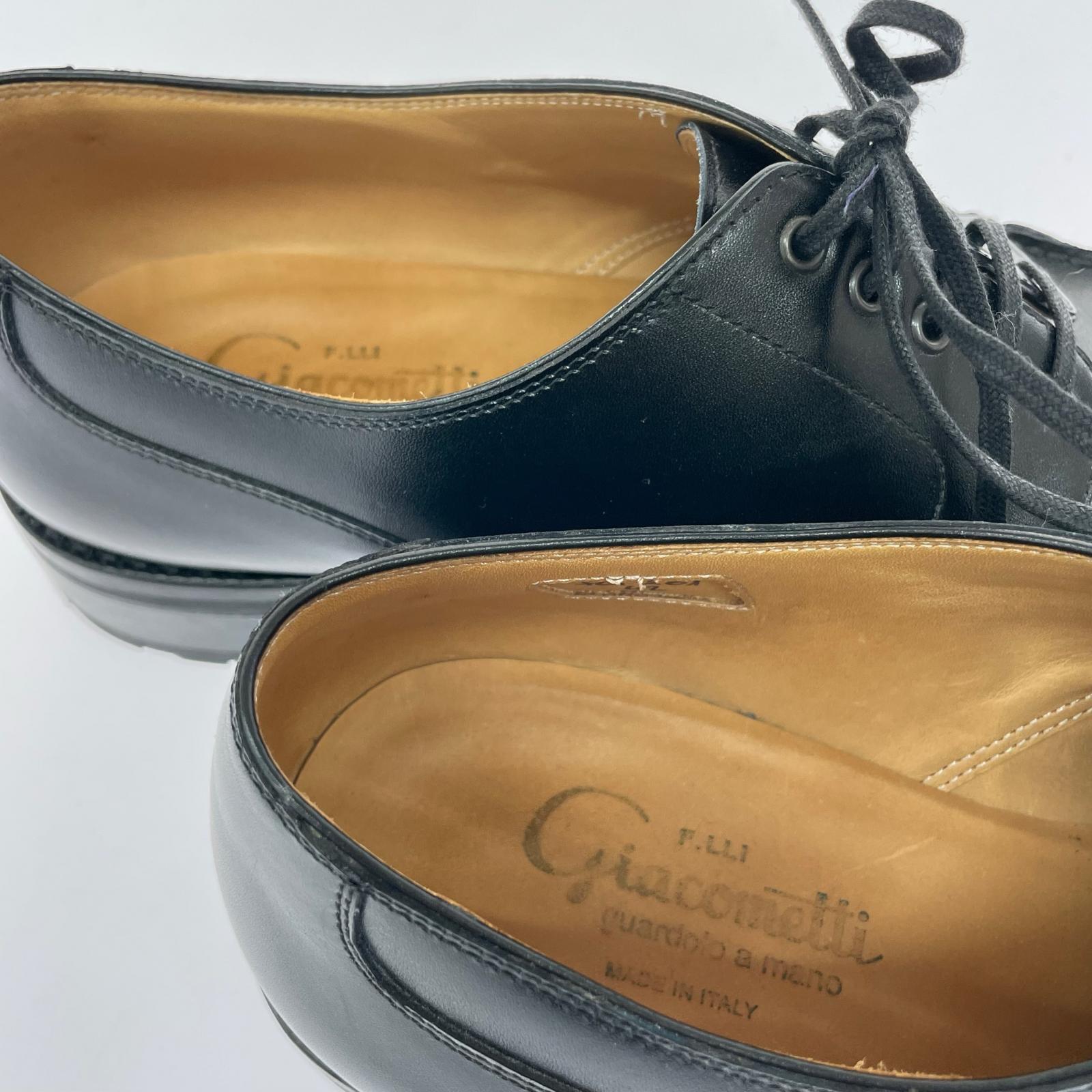シューズ F.LLI Giacometti FG 201 GIORDANO 黒 42 42 ブラック