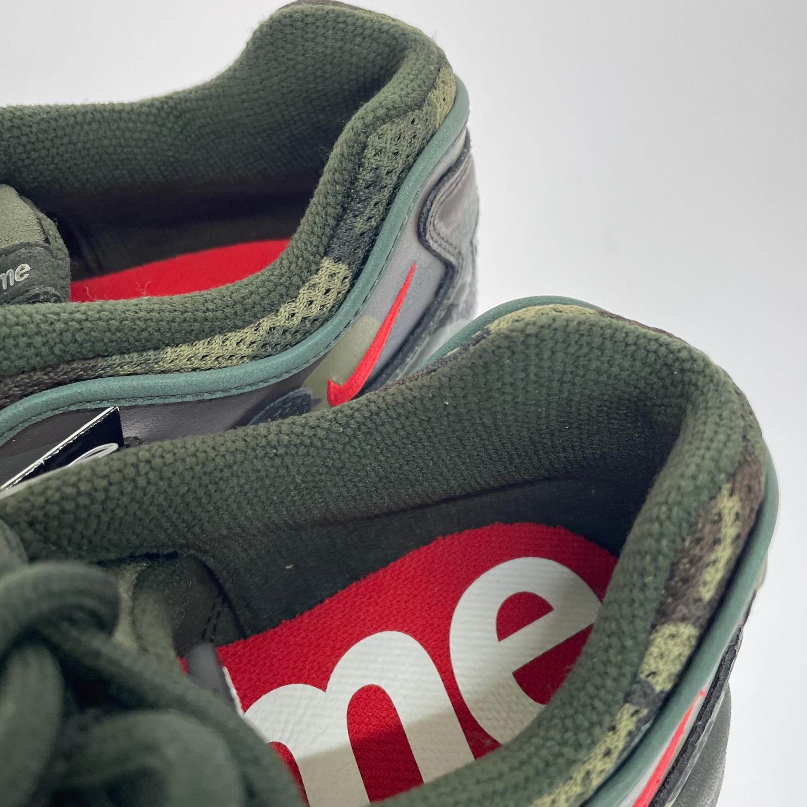 スニーカー NIKE SUPREME AIR MAX 96 DARK ARMY CAMO 27.5cm (US9 1/2 UK9 EU45)