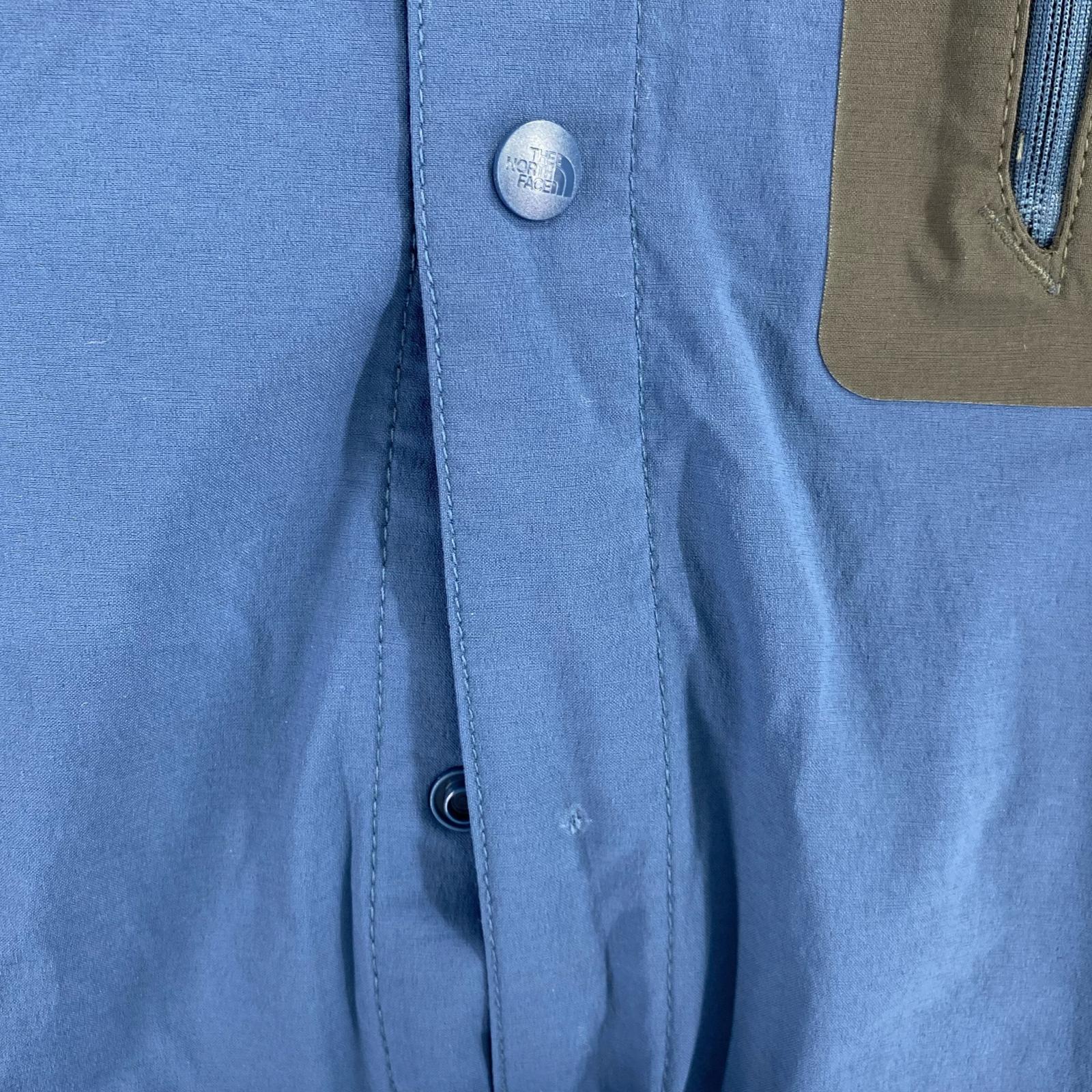 長袖シャツ Alpenbro Long Sleeve Woven Shirt(M) M ブルー