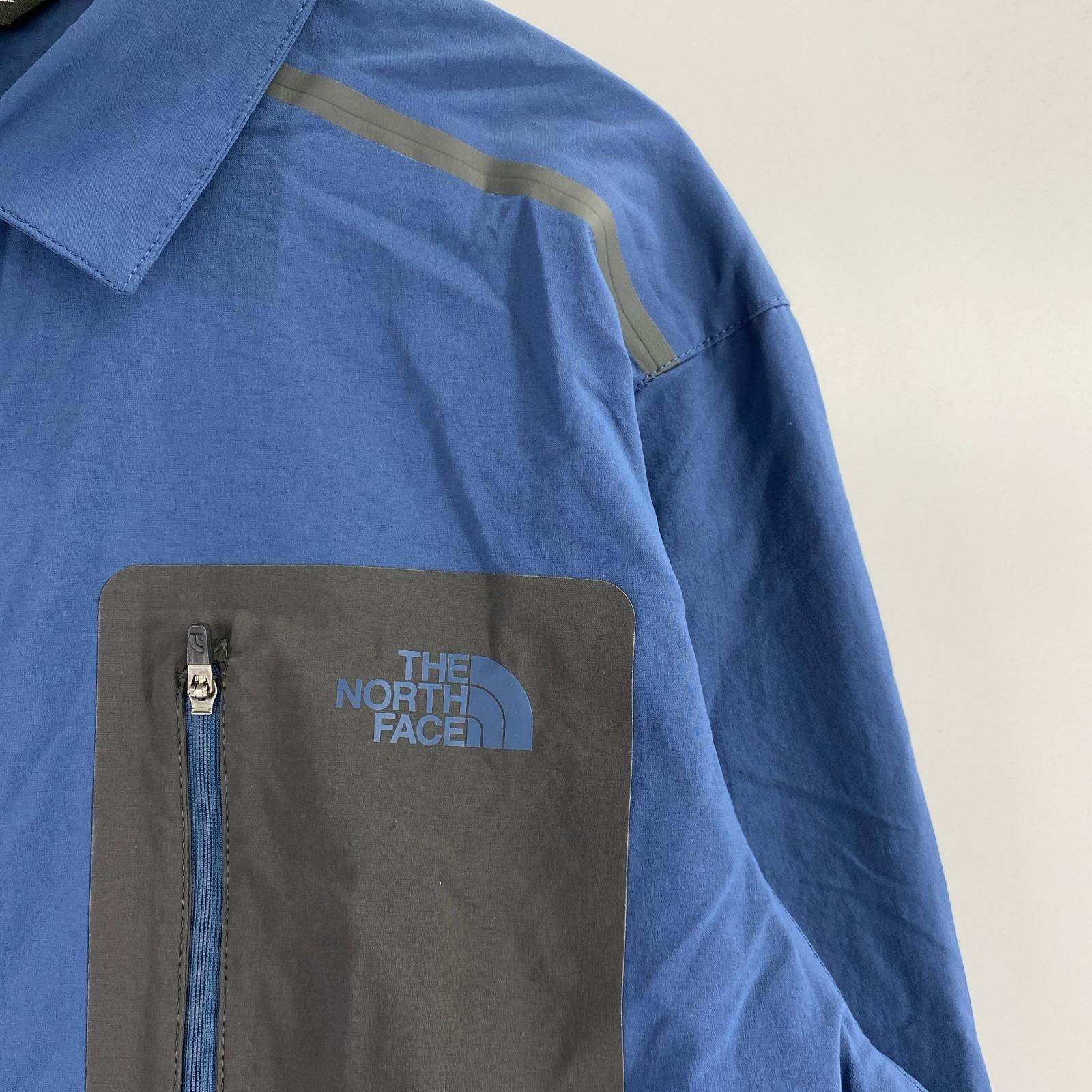 長袖シャツ Alpenbro Long Sleeve Woven Shirt(M) M ブルー