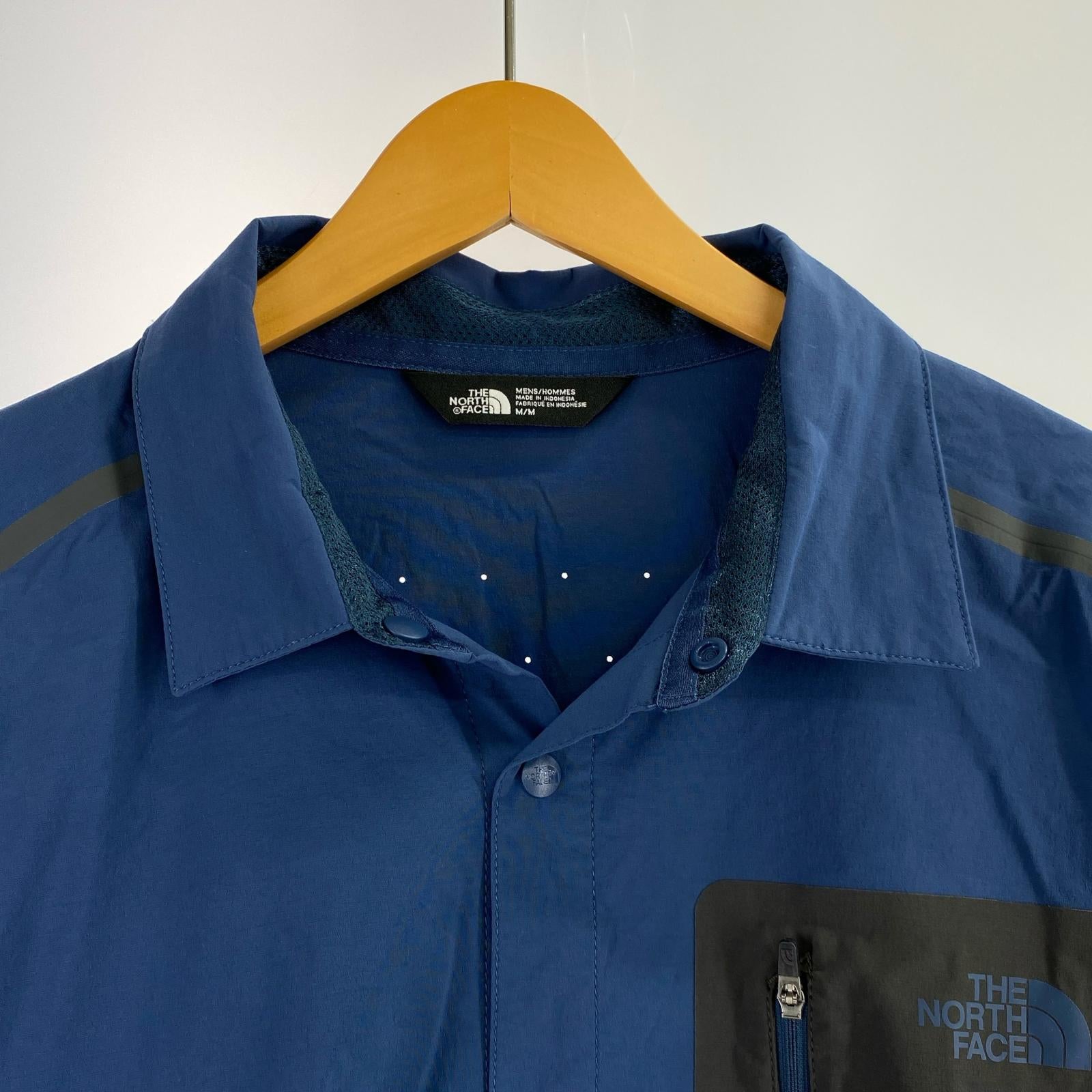 長袖シャツ Alpenbro Long Sleeve Woven Shirt(M) M ブルー